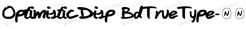 OptimisticDisp BdTrueType字体转换